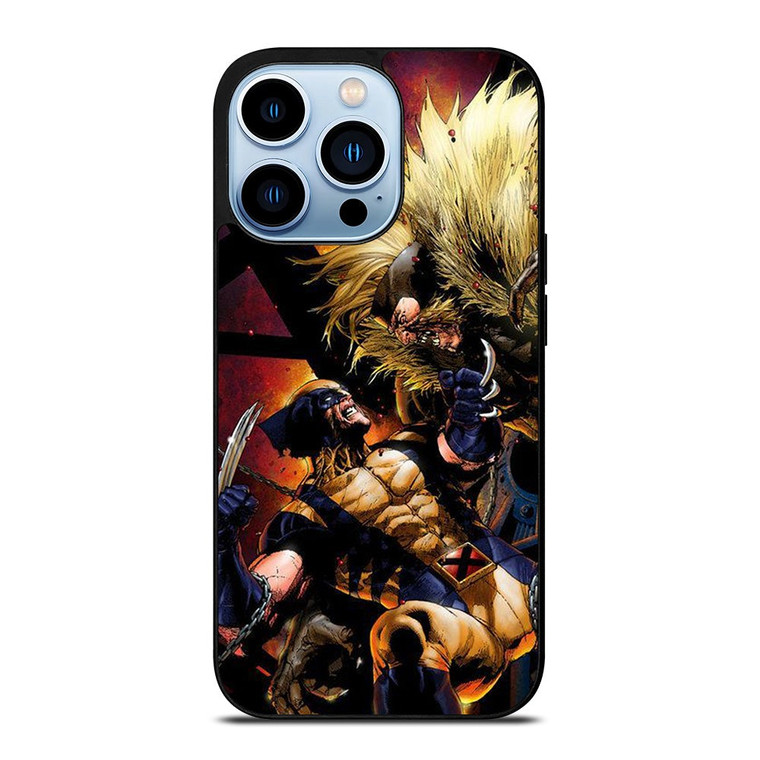 WOLVERINE VS SABRETOOTH iPhone 13 Pro Max Case Cover