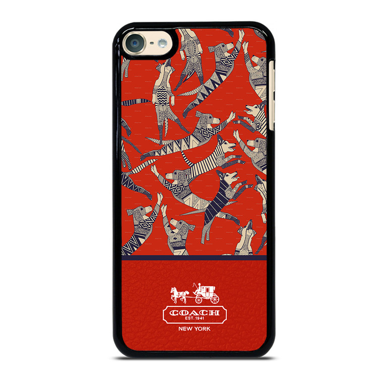 COACH NEW YORK DOG PARTY iPod Touch 6 Case