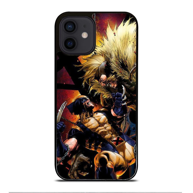 WOLVERINE VS SABRETOOTH iPhone 12 Mini Case Cover