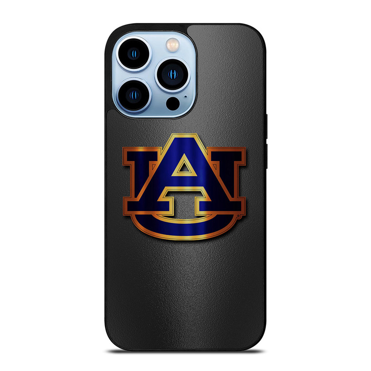 AUBURN TIGERS FOOTBALL LOGO METAL iPhone Case Cover