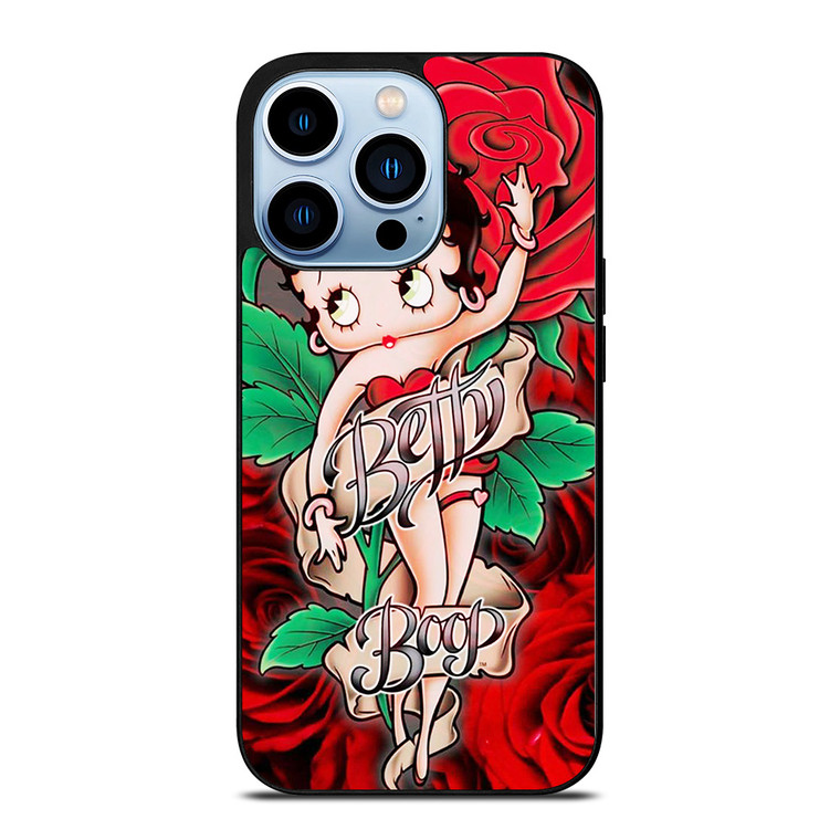 BETTY BOOP FLORAL iPhone Case Cover