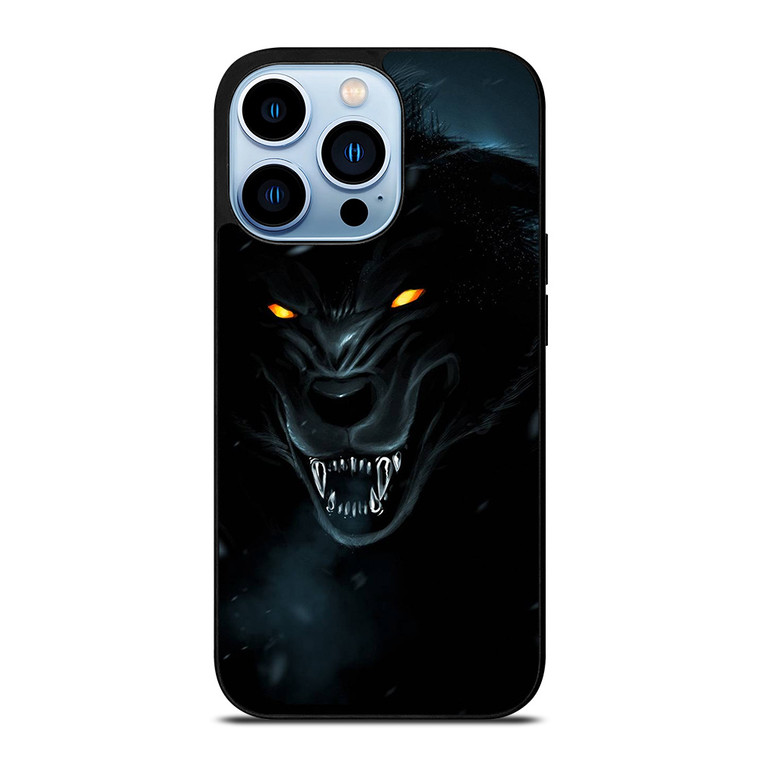 BLACK WILD WOLF iPhone Case Cover