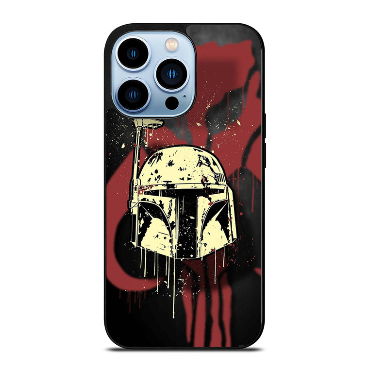 BOBA FETT HELMET STAR WARS ART iPhone Case Cover