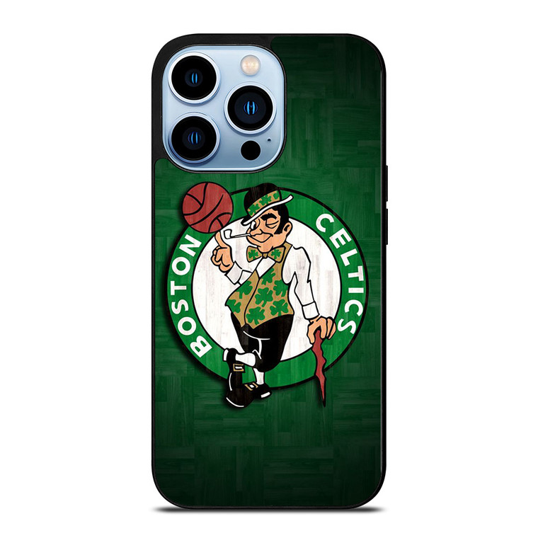 BOSTON CELTICS WOODEN LOGO iPhone Case Cover