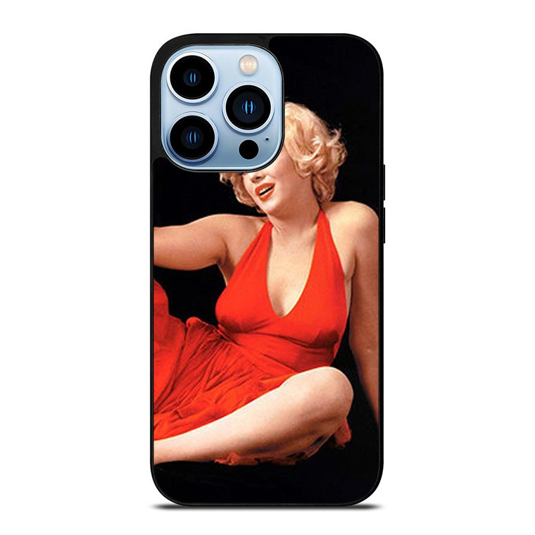 MARILYN MONROE RED DRESS iPhone 13 Pro Max Case Cover