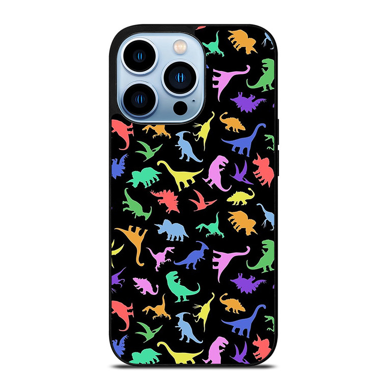 DINOSAUR COLORFUL PATTERN iPhone Case Cover