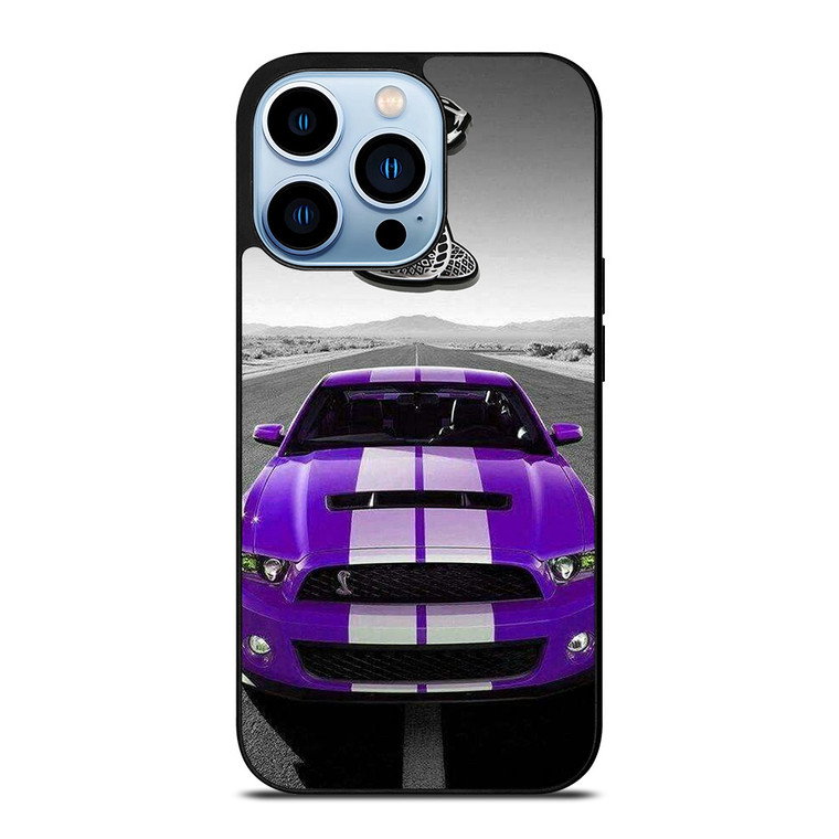 FORD MUSTANG SHELBY PURPLE iPhone Case Cover FORD MUSTANG SHELBY PURPLE iPhone Case Cover