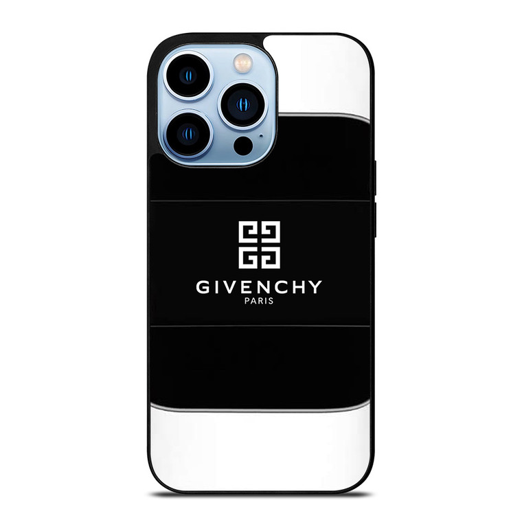GIVENCHY PARIS BLACK LOGO iPhone Case Cover