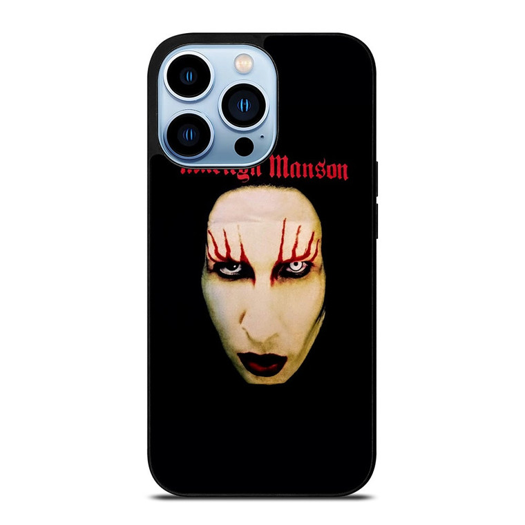 MARILYN MANSON SCARY FACE iPhone 13 Pro Max Case Cover
