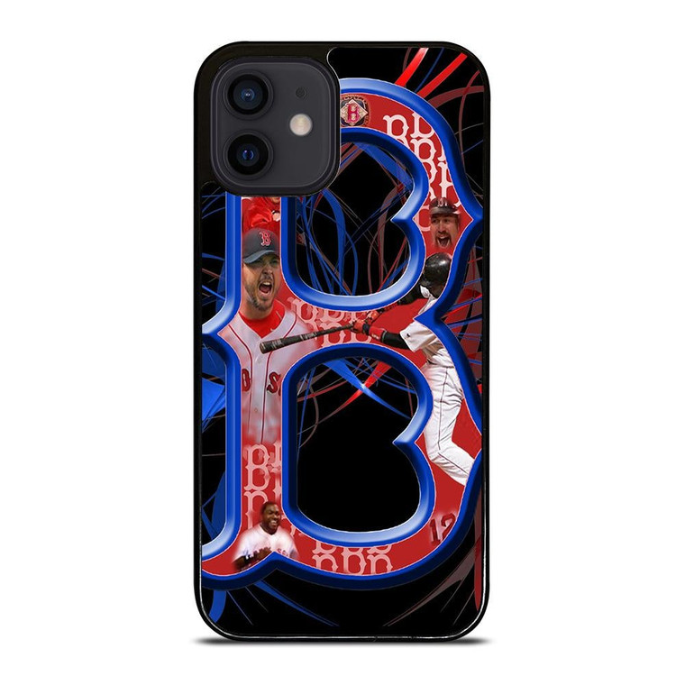 BOSTON RED SOX LOGO ART iPhone 12 Mini Case Cover