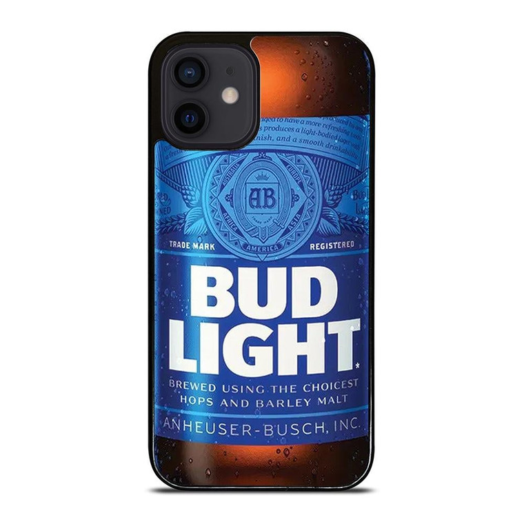 BUD LIGHT BEER BOTTLE iPhone 12 Mini Case Cover