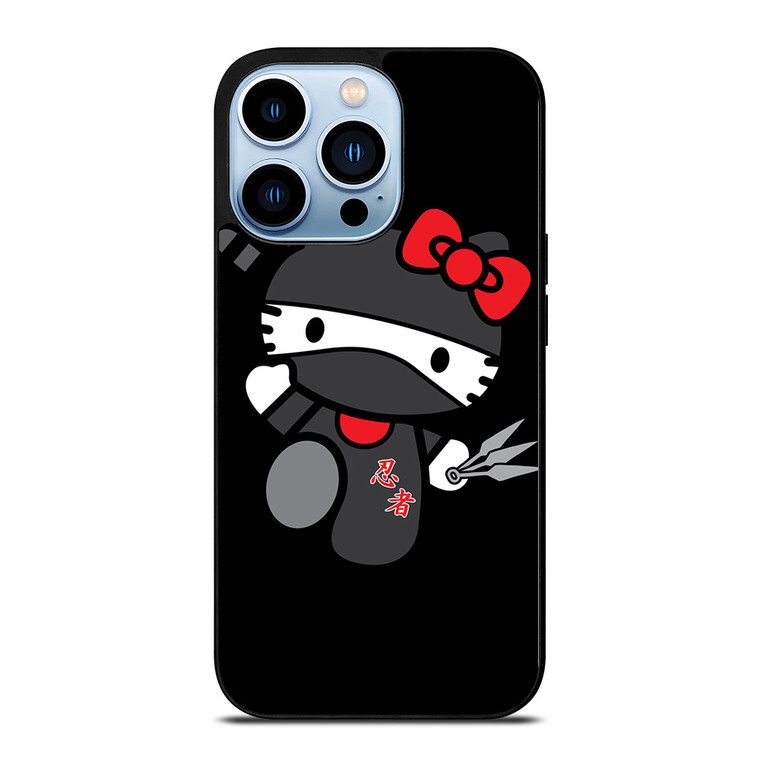 HELLO KITTY NINJA BLACK iPhone Case Cover