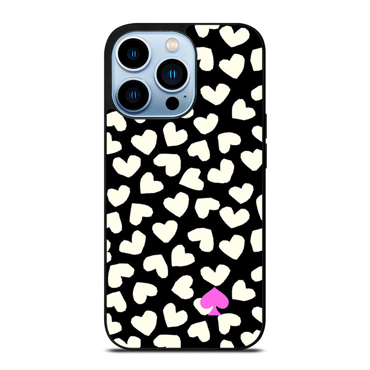 KATE SPADE LOVE HEART POLKADOTS iPhone Case Cover