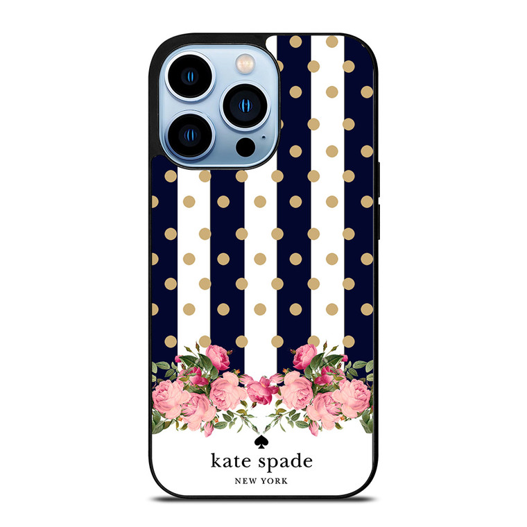 KATE SPADE NEW YORK POLKADOTS FLORAL iPhone Case Cover