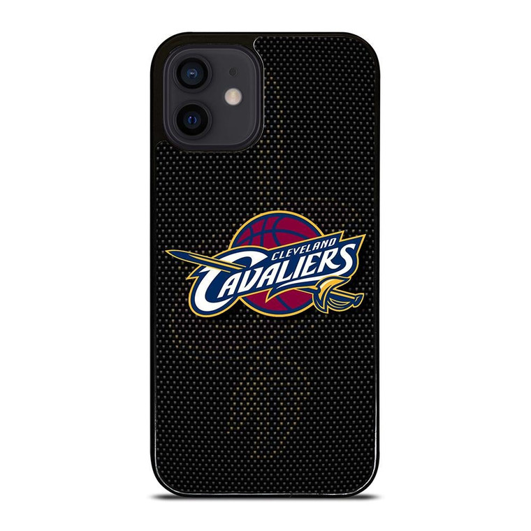 CLEVELAND CAVALIERS CARBON LOGO iPhone 12 Mini Case Cover
