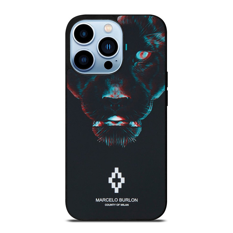 MARCELO BURLON BLACK PANTHER iPhone 13 Pro Max Case Cover