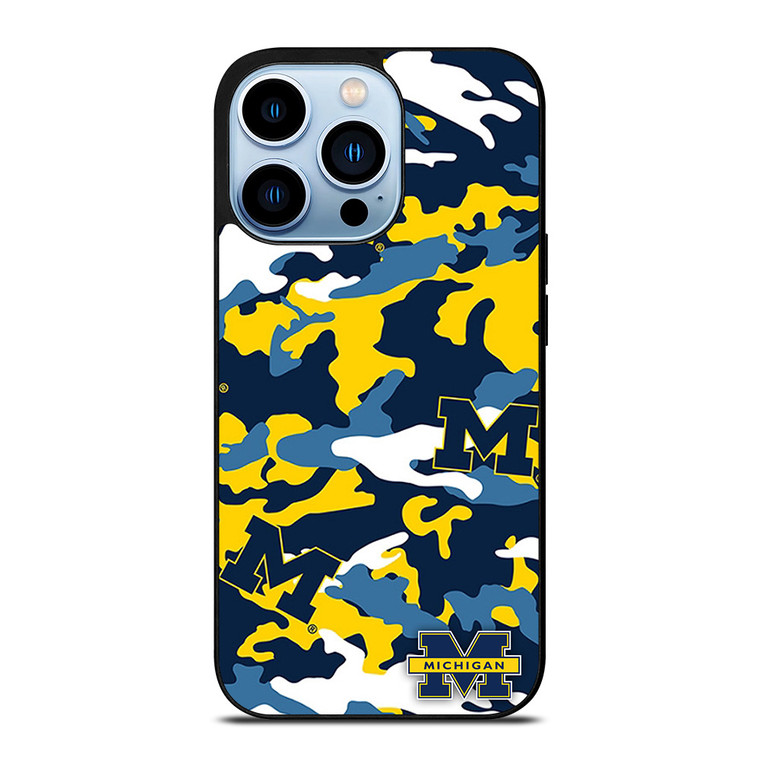 MICHIGAN WOLVERINES FOOTBALL CAMO iPhone Case Cover