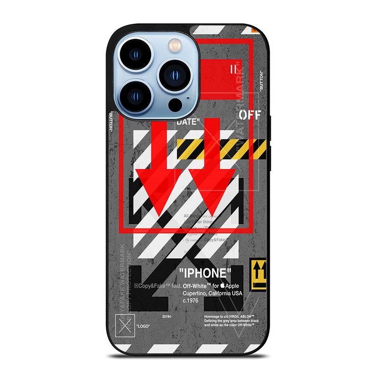 OFF WHITE ARROW DOWN iPhone Case Cover