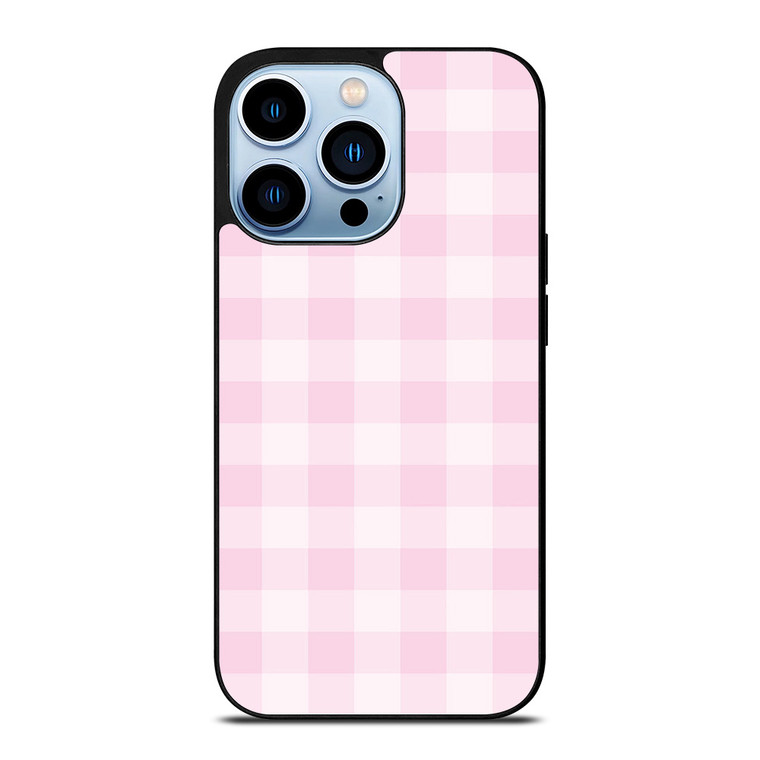 PINK PLAID PATTERN iPhone Case Cover