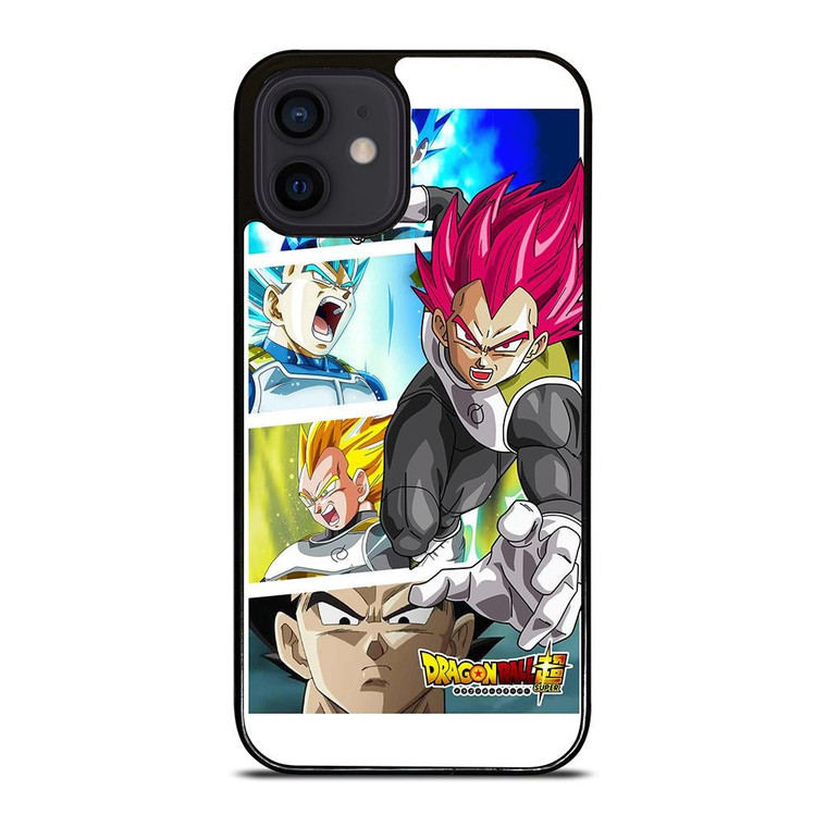 DRAGON BALL VEGETA ALL SIAYAN TRANSFORMATION iPhone 12 Mini Case Cover