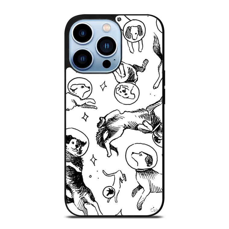 SPACE DOG WHITE PATTERN iPhone Case Cover