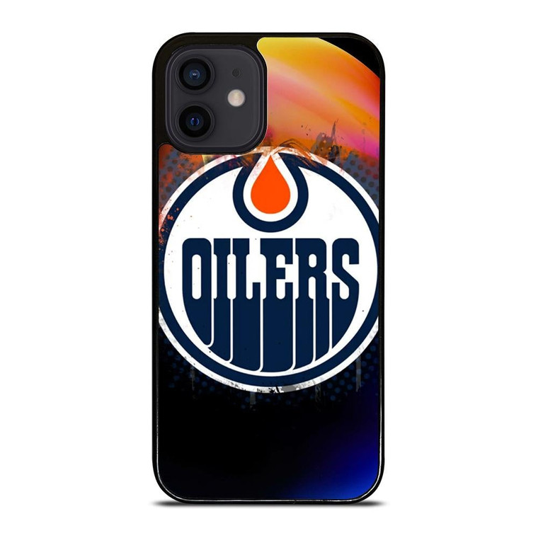 EDMONTON OILERS FIRE LOGO iPhone 12 Mini Case Cover