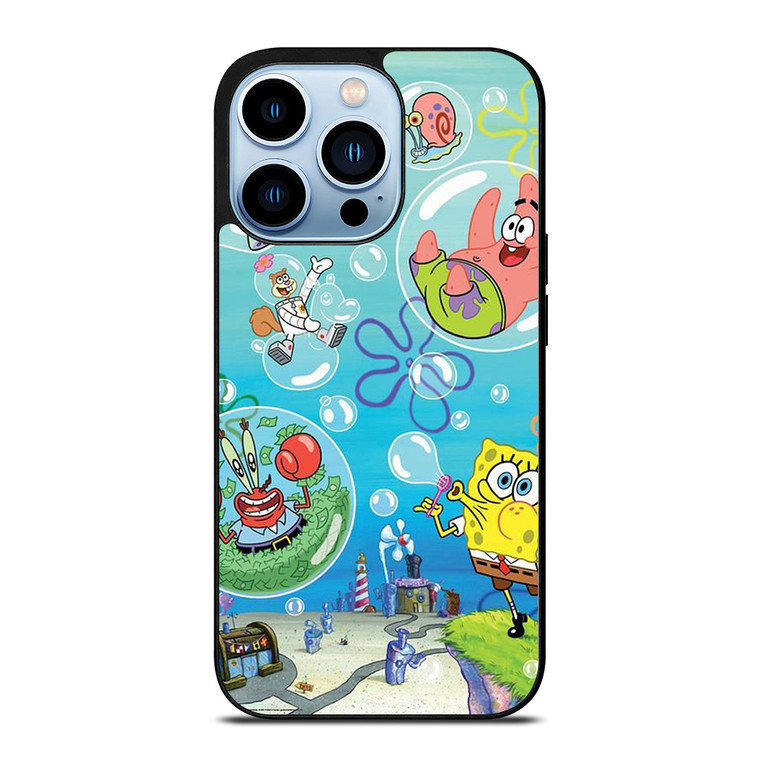 SPONGEBOB AND FRIENDS BUBBLES iPhone Case Cover