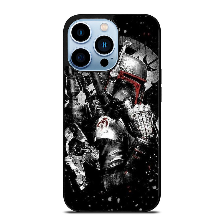 STAR WARS BOBA FETT ART iPhone Case Cover