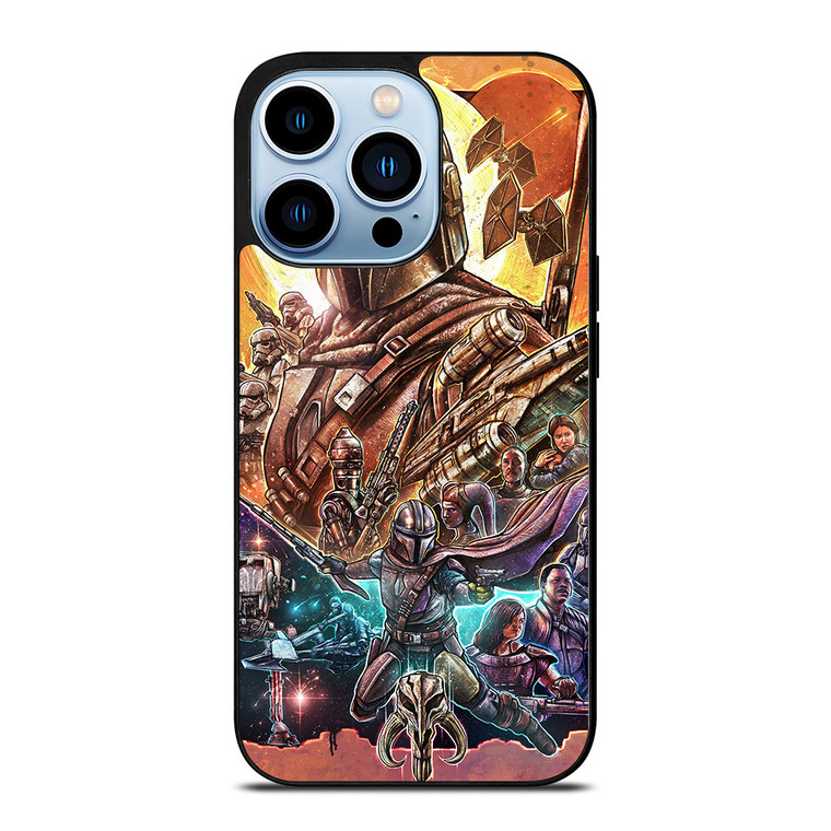 STAR WARS MANDALORIAN COLLAGE iPhone Case Cover