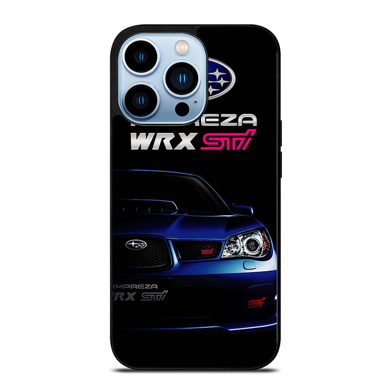 SUBARU IMPREZA WRX STI BLUE CAR iPhone Case Cover