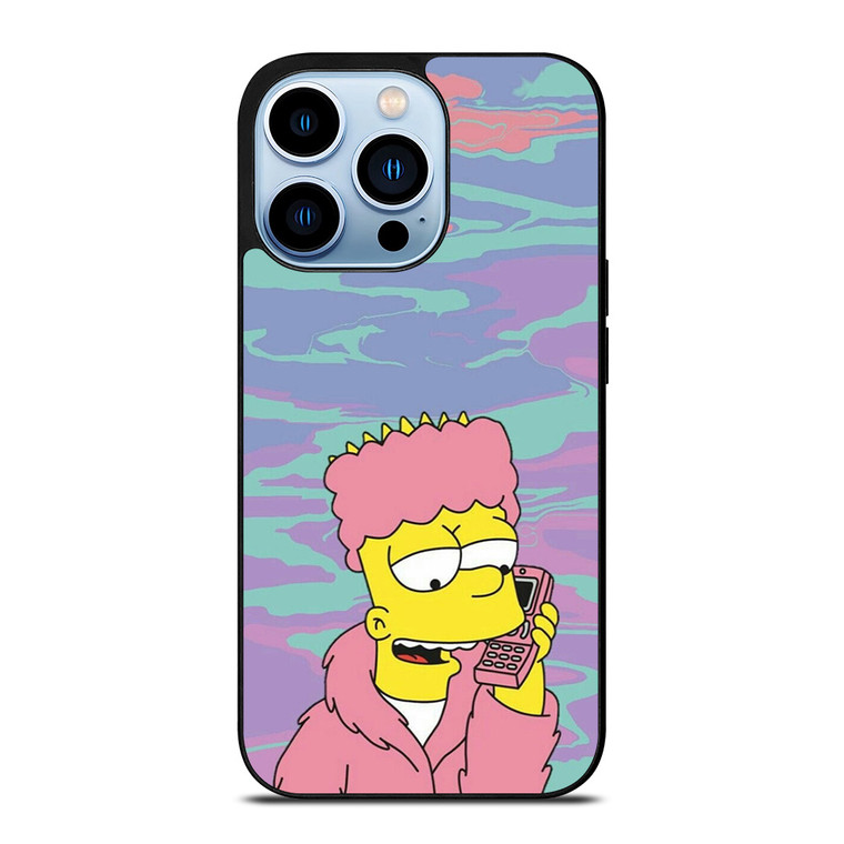 TIE DYE PATTERN BART SIMPSON iPhone Case Cover