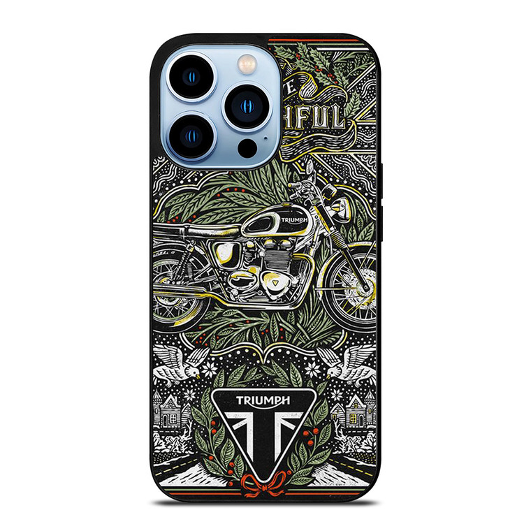 TRIUMPH MOTORCYCLE POSTER iPhone Case Cover