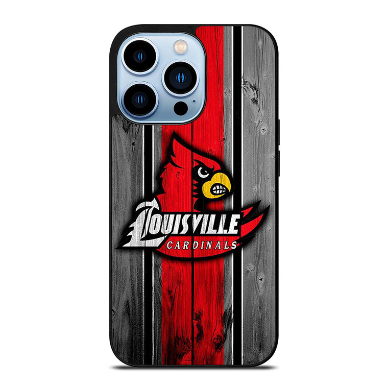UNIVERSITY OF LOUISVILLE WOODEN LOGO iPhone Case Cover