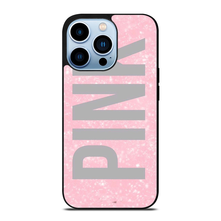 VICTORIA'S SECRET PINK SPARKLE LOGO iPhone Case Cover