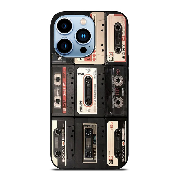 VINTAGE MIXTAPE COLLAGE iPhone Case Cover