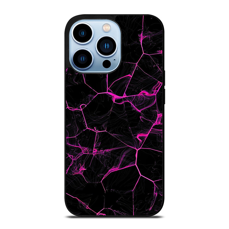 VIOLET ABSTRACT SMOKED GRID iPhone Case Cover