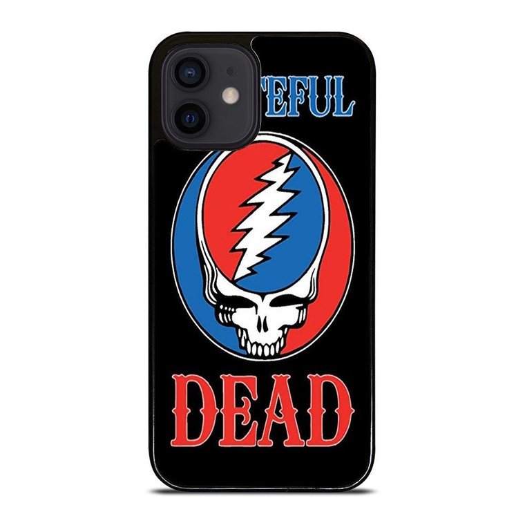 GRATEFUL DEAD LOGO BADGE iPhone 12 Mini Case Cover GRATEFUL DEAD LOGO BADGE iPhone 12 Mini Case Cover