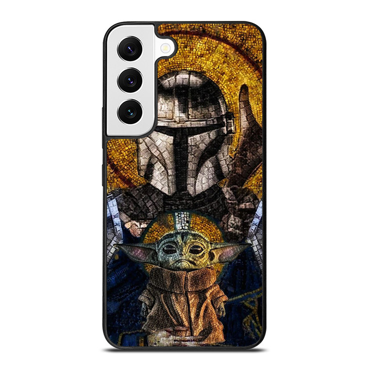 BABY YODA AND THE MANDALORIAN MOSAIC Samsung Galaxy Case Cover