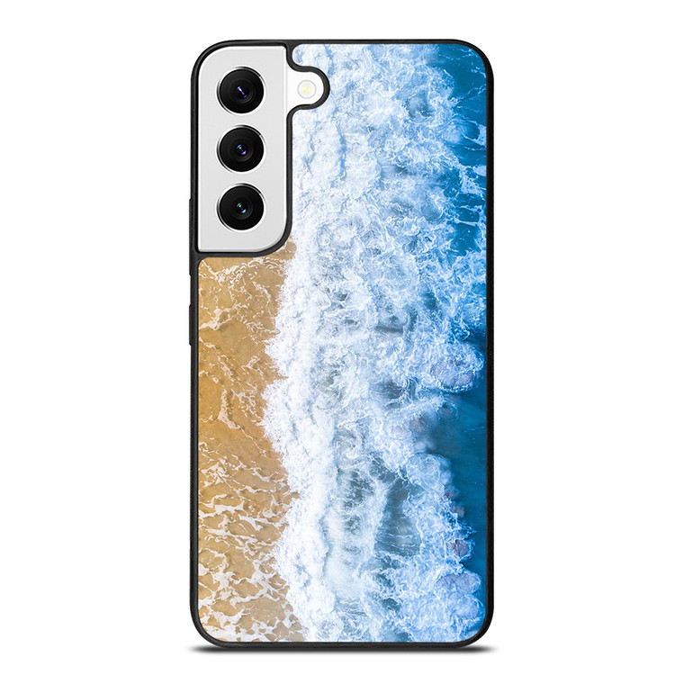 BLUE BEACH WAVES Samsung Galaxy Case Cover