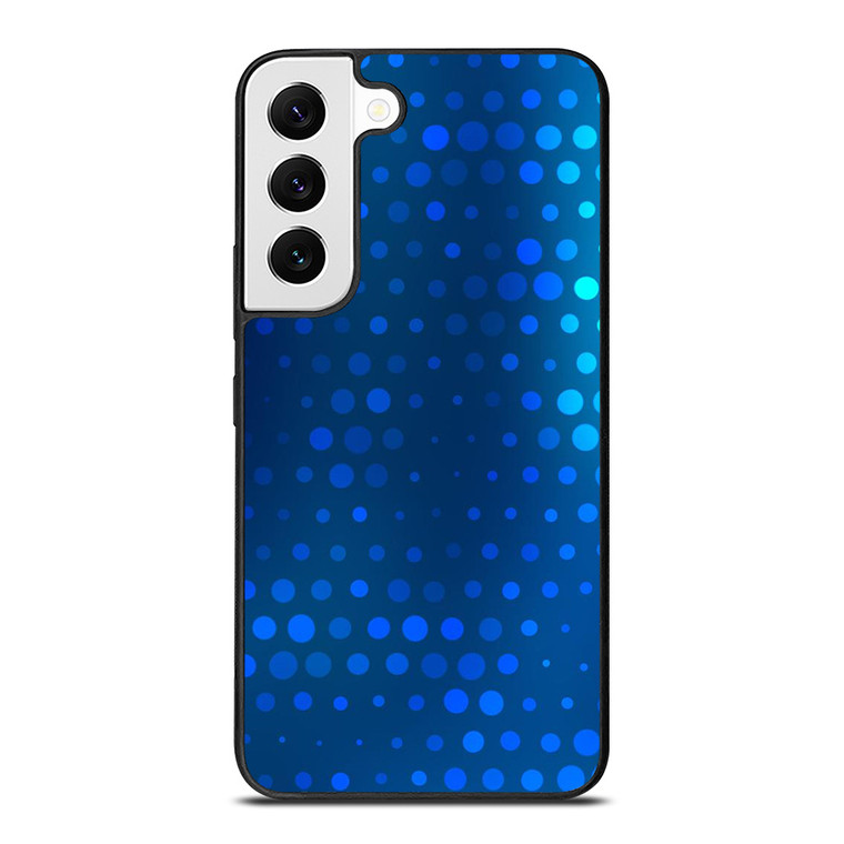 BLUE GRADIENT HALFTONE PATTERN Samsung Galaxy Case Cover