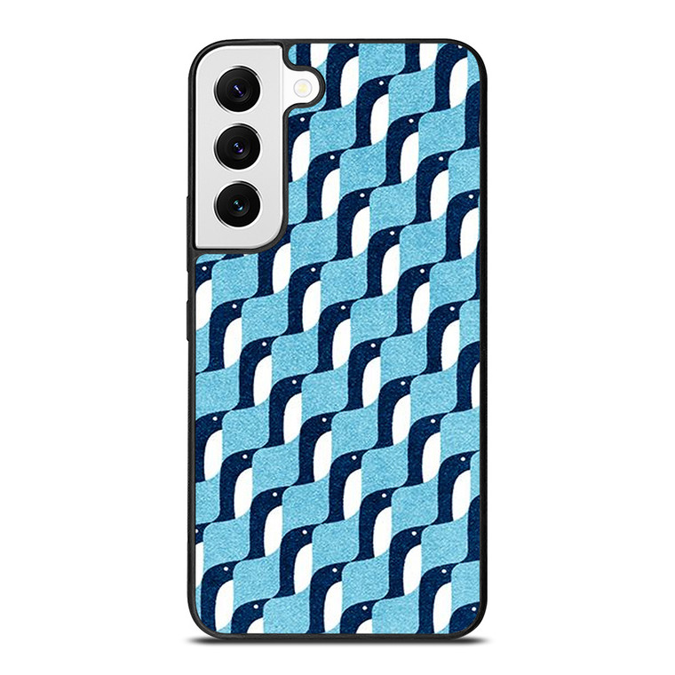 BLUE PENGUINS PATTERN Samsung Galaxy Case Cover