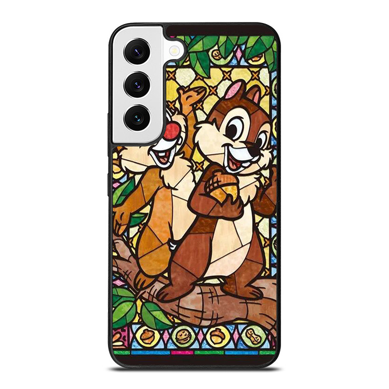 CHIP AND DALE DISNEY GLASS Samsung Galaxy Case Cover
