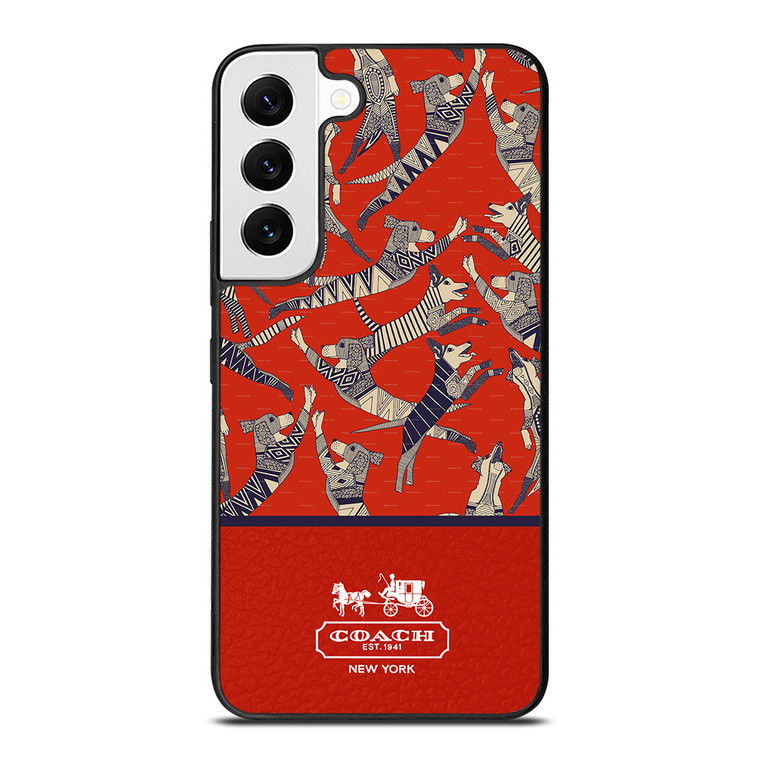 COACH NEW YORK DOG PARTY Samsung Galaxy Case Cover