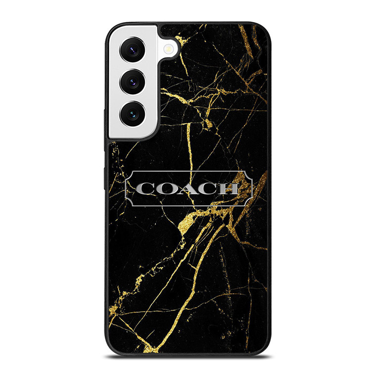 COACH NEW YORK GOLD MARBLE Samsung Galaxy Case Cover