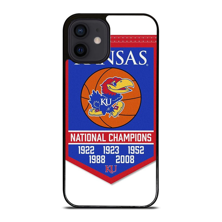KANSAS JAYHAWKS UNIVERSITY BASKETBALL iPhone 12 Mini Case Cover