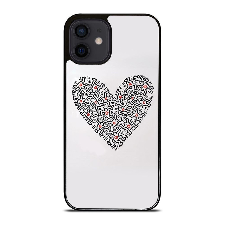 KEITH HARING LOVE ICON iPhone 12 Mini Case Cover