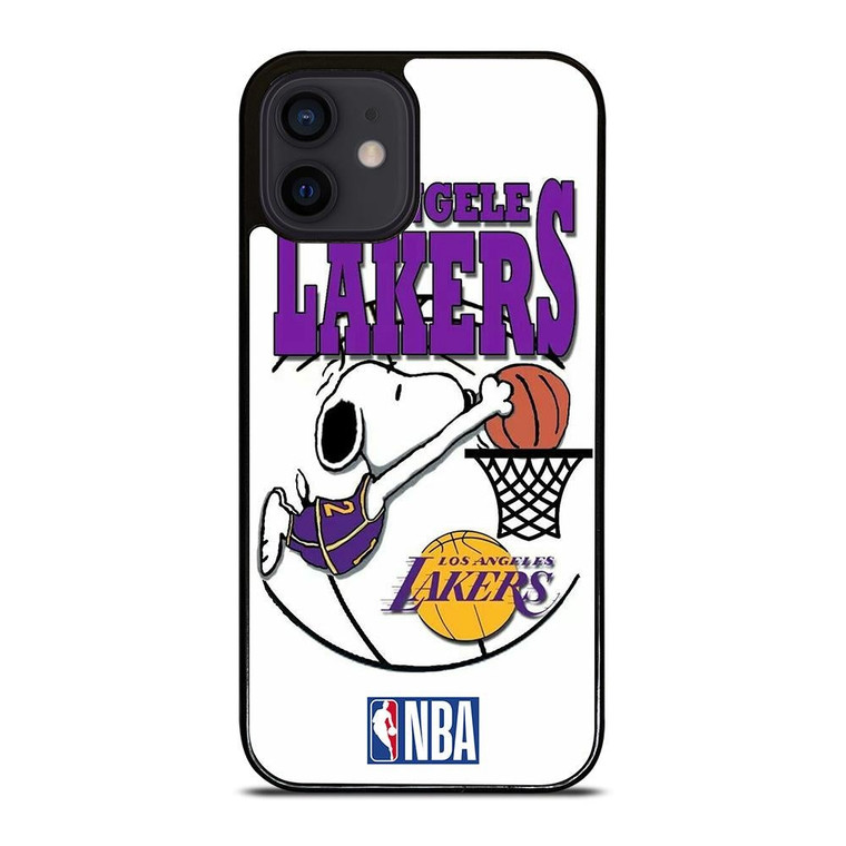 LA LAKERS SNOOPY DUNK iPhone 12 Mini Case Cover
