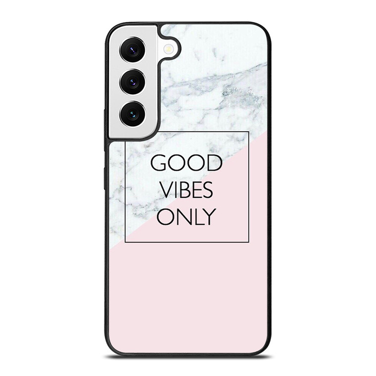 GOOD VIBES ONLY MARBLE Samsung Galaxy Case Cover