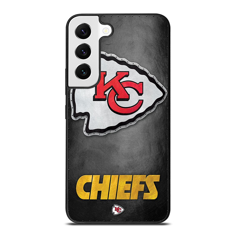 KANSAS CITY CHIEFS METAL LOGO Samsung Galaxy Case Cover