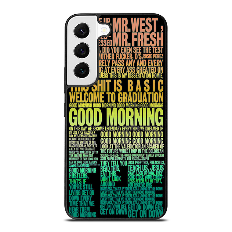 KANYE WEST RAPPER LYRICS Samsung Galaxy Case Cover